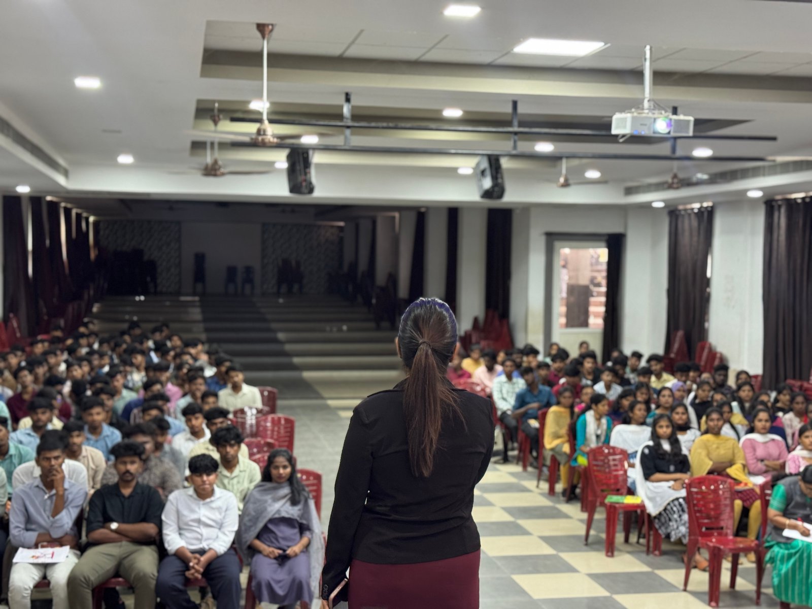 Students talking about abroad study